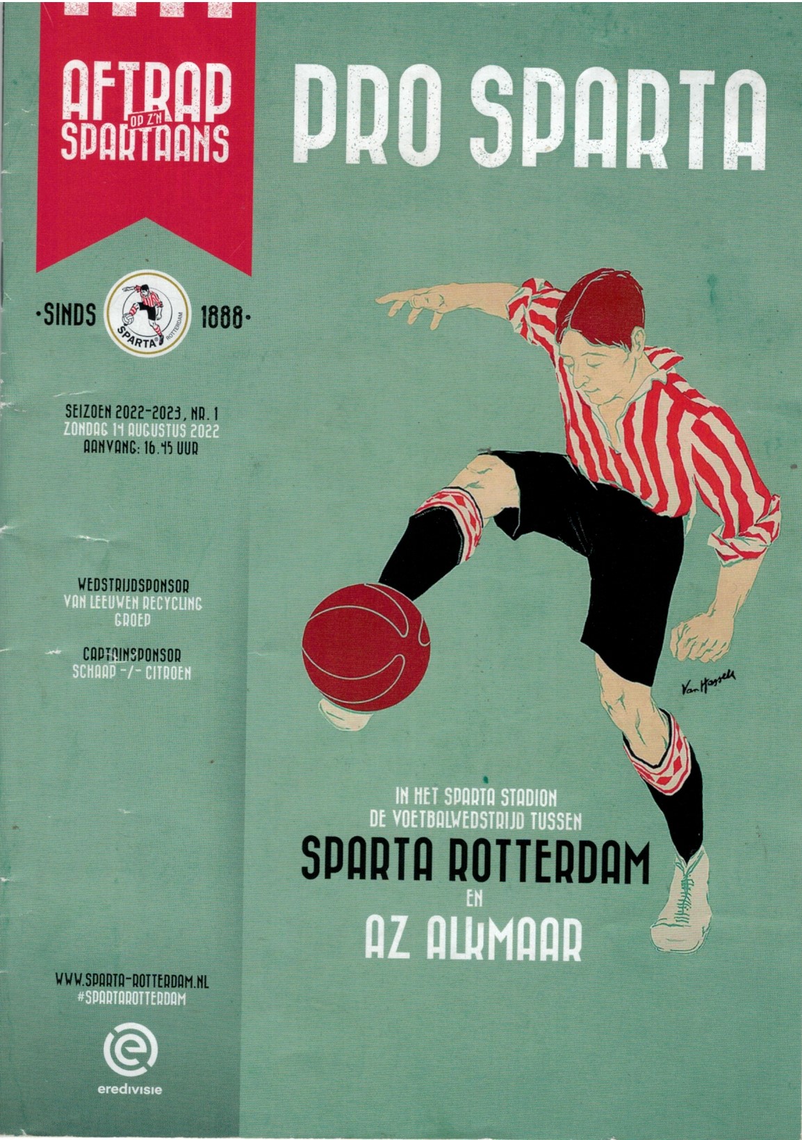 AZ Programma 14-aug-2022 Sparta uit
